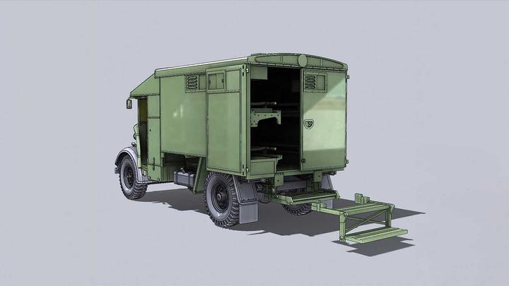 Actual product image Airfix Austin K2/Y Ambulance