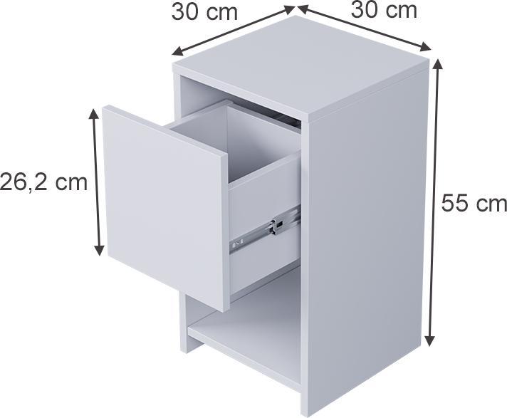 Immagine prodotto Vicco Evo (30 x 30 x 55 cm)