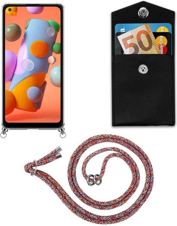 Produktbild Cadorabo TPU Handy Kette SILBER Cover