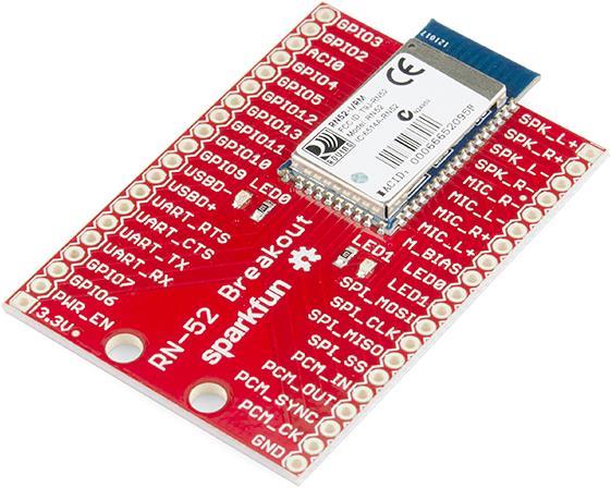 Actual product image SparkFun Roving Networks RN-52 Audio Bluetooth Breakout (Various)
