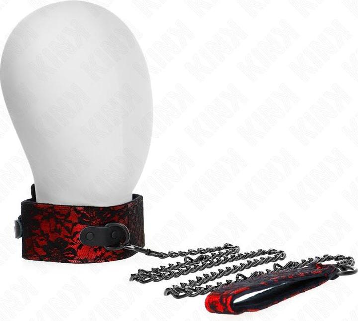 Kink LACE CHAIN WITH BELT WITH REAL LEATHER BELT 105 CM / 44 X 5.5 CM