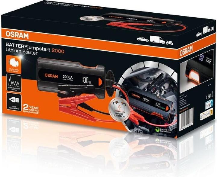 Produktbild Osram Booster BATTERYjumpstart 2000 (2000 A, 16000 mAh)