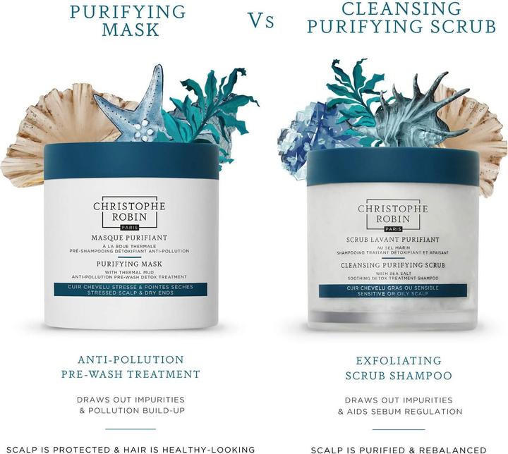 Immagine prodotto Christophe Robin Maschera purificante Boue Therm (250 ml)