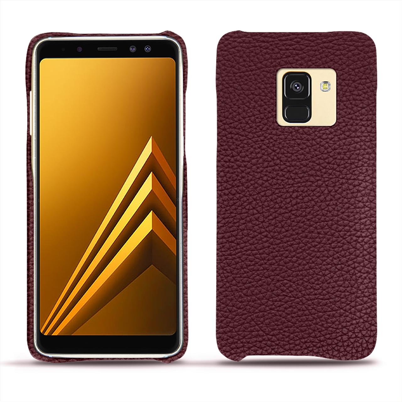 Noreve Lederschutzhülle (Samsung Galaxy A8 (2018)), Smartphone Hülle, Violett