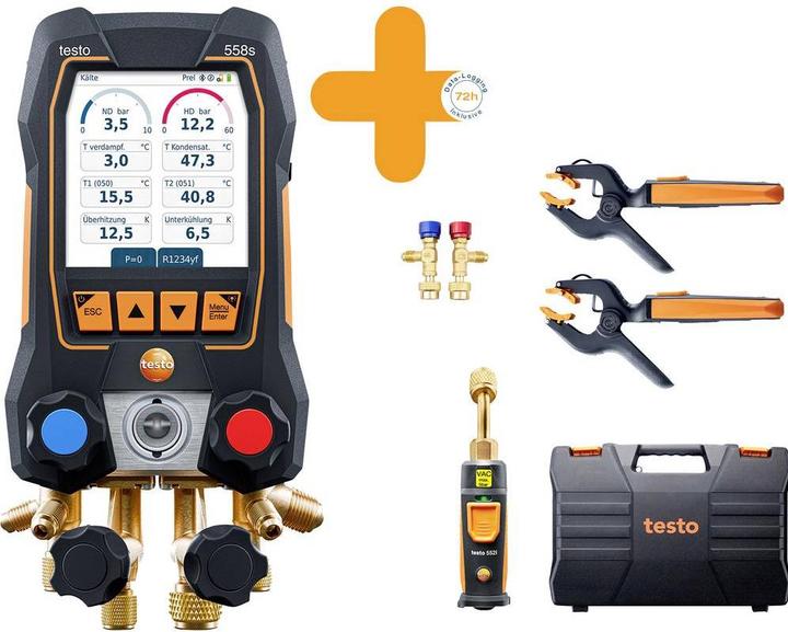 Testo Kit de vide intelligent (Appareil de mesure de la température, Jauges de pression)