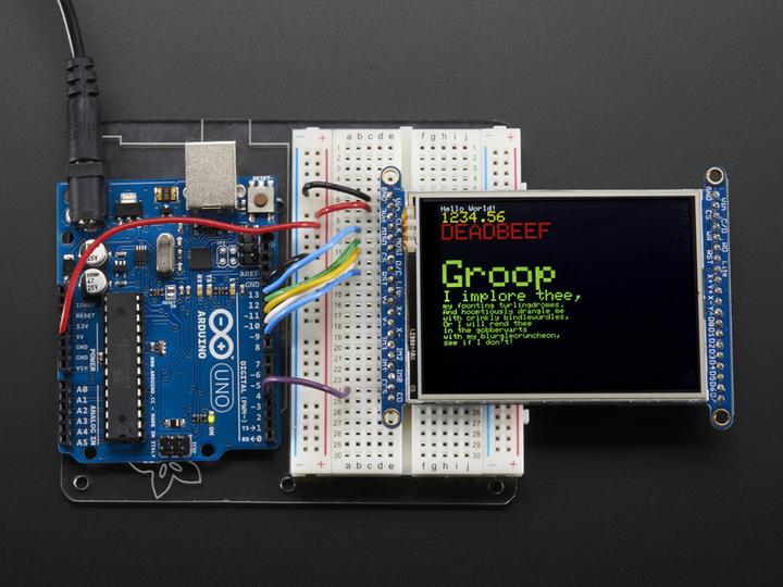 Adafruit 2.8" TFT LCD with Touchscreen MicroSD Socket (Various)