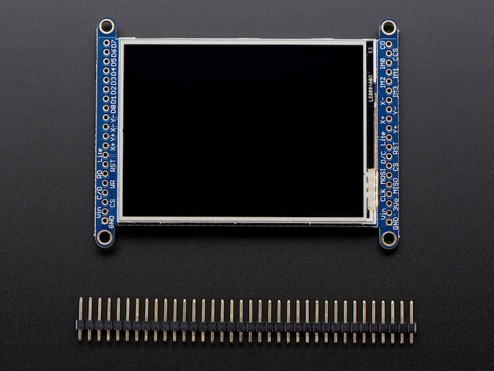 Produktbild Adafruit 2.8" TFT LCD with Touchscreen MicroSD Socket (Diverse)