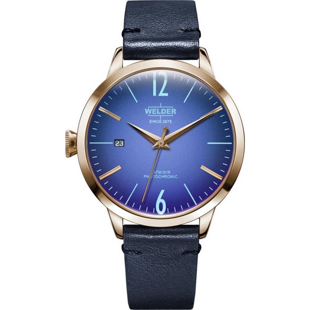 Welder, Armbanduhr, Damenuhr WRC108 (Ø 38 mm), Blau, (38 mm)