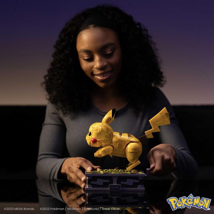 Actual product image Mega Construx Pokémon Motion Pikachu