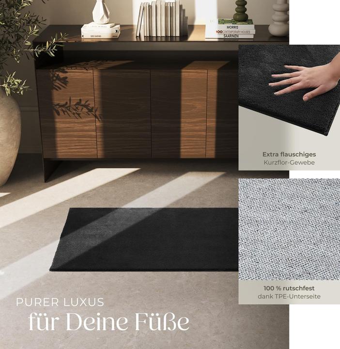 Immagine prodotto tectake Tappeto a pelo corto Soft Zone (60 x 110 cm)