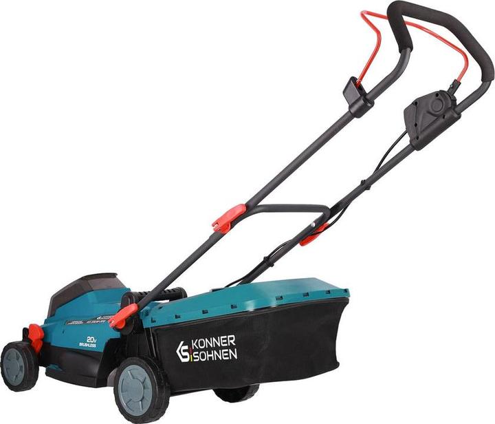 Actual product image Könner & Söhnen Cordless Lawn Mower Without Batteries And Charger 33lm-20v (Rechargeable battery operated)