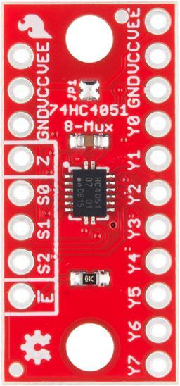 Image du produit SparkFun Multiplexeur Breakout 8 canaux (74HC4051) (Divers)