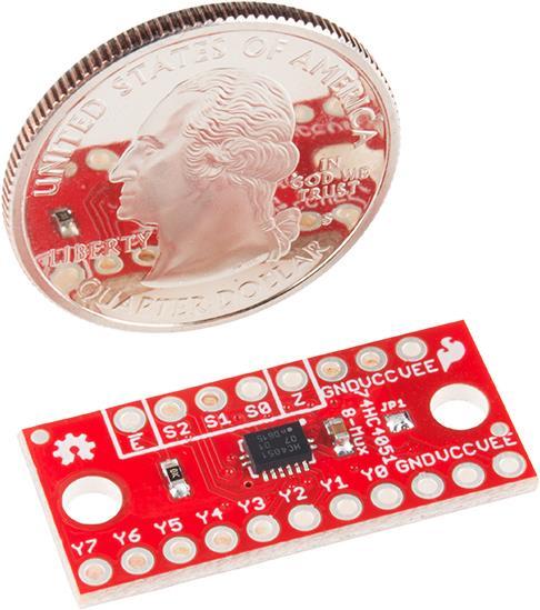 Image du produit SparkFun Multiplexeur Breakout 8 canaux (74HC4051) (Divers)
