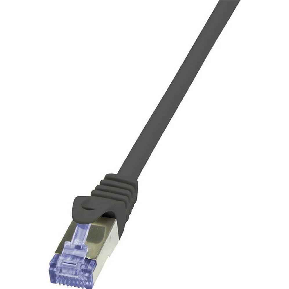 LogiLink Netzwerkkabel (S/FTP, CAT6a, 10 m), Netzwerkkabel