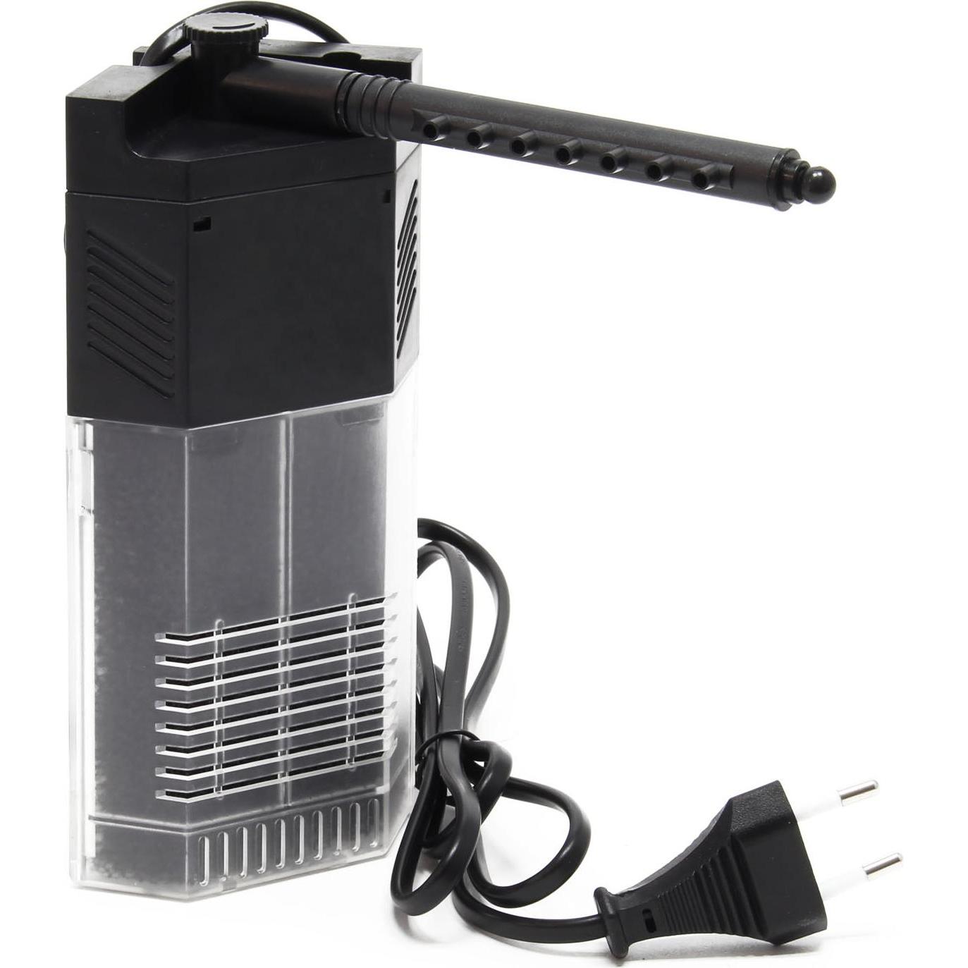 SunSun JP-092 Innenfilter Aquarium 250 l/h 3W Eckfilter S Aquarium Pumpe bis 40L (40 l, Innenfilter, Süsswasser, Brackwa...
