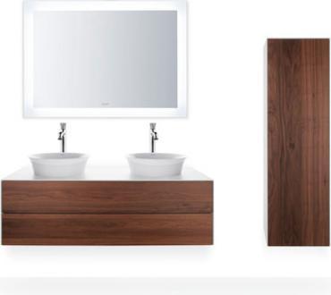 Produktbild Duravit White Tulip Halbhochschrank, Breite 400 x Tiefe 360mm, 1 Tür Anschlag links Tip-on Öffnung