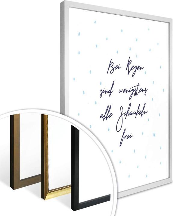 Image du produit Trenddeko En cas de pluie, toutes les balançoires sont libres (40 x 50 cm)