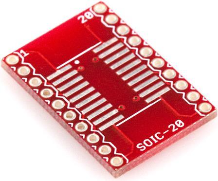 Produktbild SparkFun Adapter SOIC zu DIP 20-Pin
