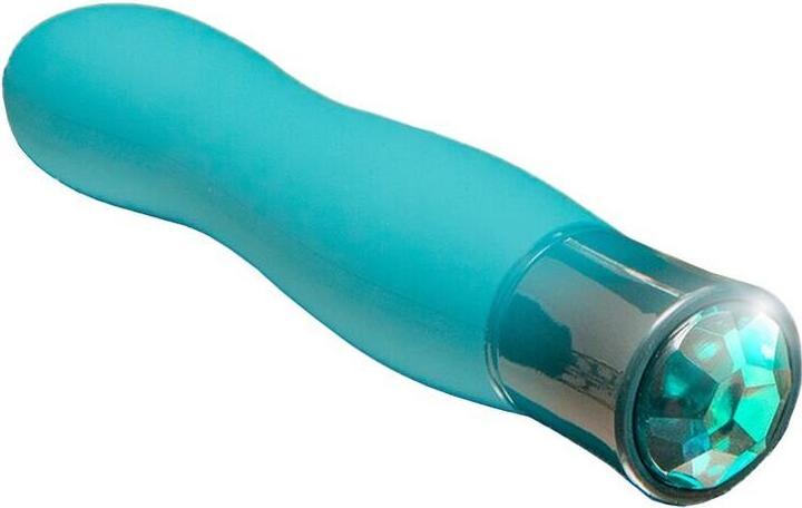 Actual product image Blush Novelties Oh My Gem - Fierce - 5.5" Puria Silicone G-Spot Vibrator - 5 Speeds & 5 Unique Vibra