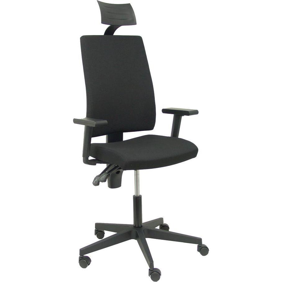 Piqueras y Crespo, Bürostuhl, Bürostuhl mit Kopfstütze Lezuza P&C 322NECC Schwarz