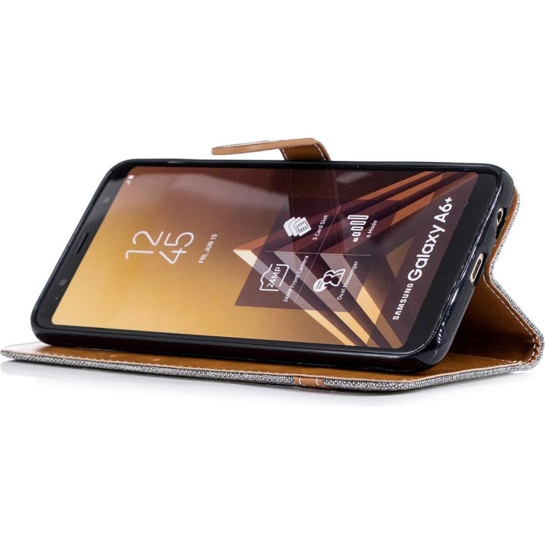 Thumbnail - König Design Hülle Handy Schutz für Samsung Galaxy A6 Plus (2018) Case Cover Tasche Wallet (Nokia X6 2018), Smartphone H...