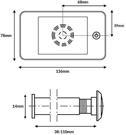 Image du produit PrsTech Espion de porte numérique (Numérique)