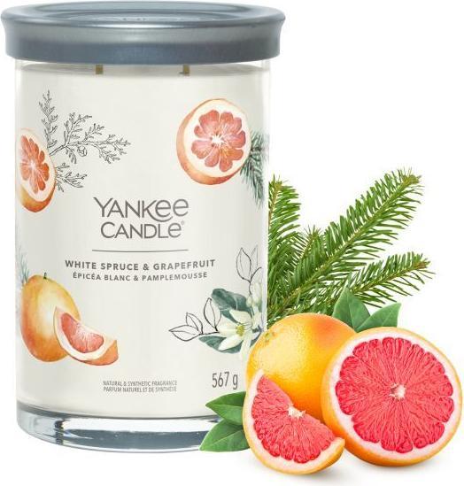 Image du produit Yankee Candle Bougie parfumée White Spruce & Grapefruit Signature Large Tumbler