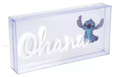 Actual product image Paladone Products LILO & STITCH - Ohana - Lamp Led Neon 15.5x30.5cm