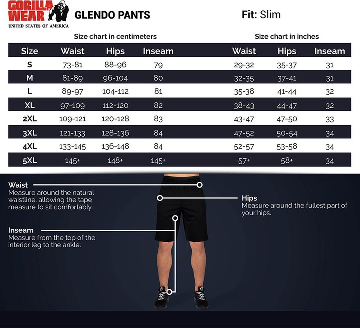 Immagine prodotto Gorilla Wear Pantaloni Glendo Grigio chiaro (S)
