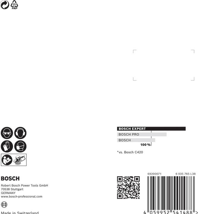 Produktbild Bosch Professional Zubehör Expert C470 (320)