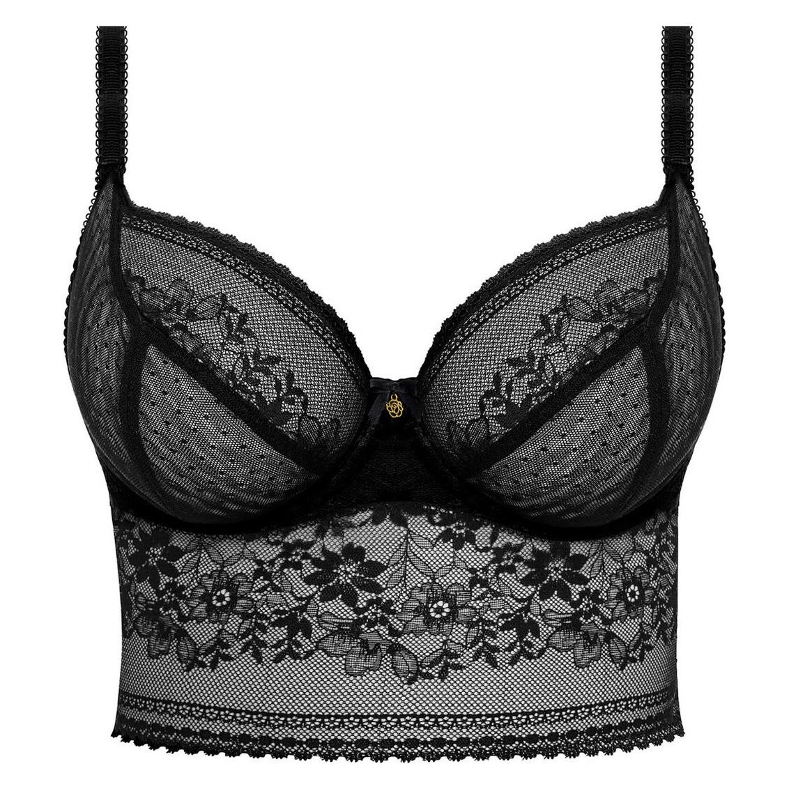 Freya, Bh's, Sydnie Uw Longline Beha - Black - Maat (Eu) 75G, Zwart, (Een Eenheid Per Verpakking, 75 G)