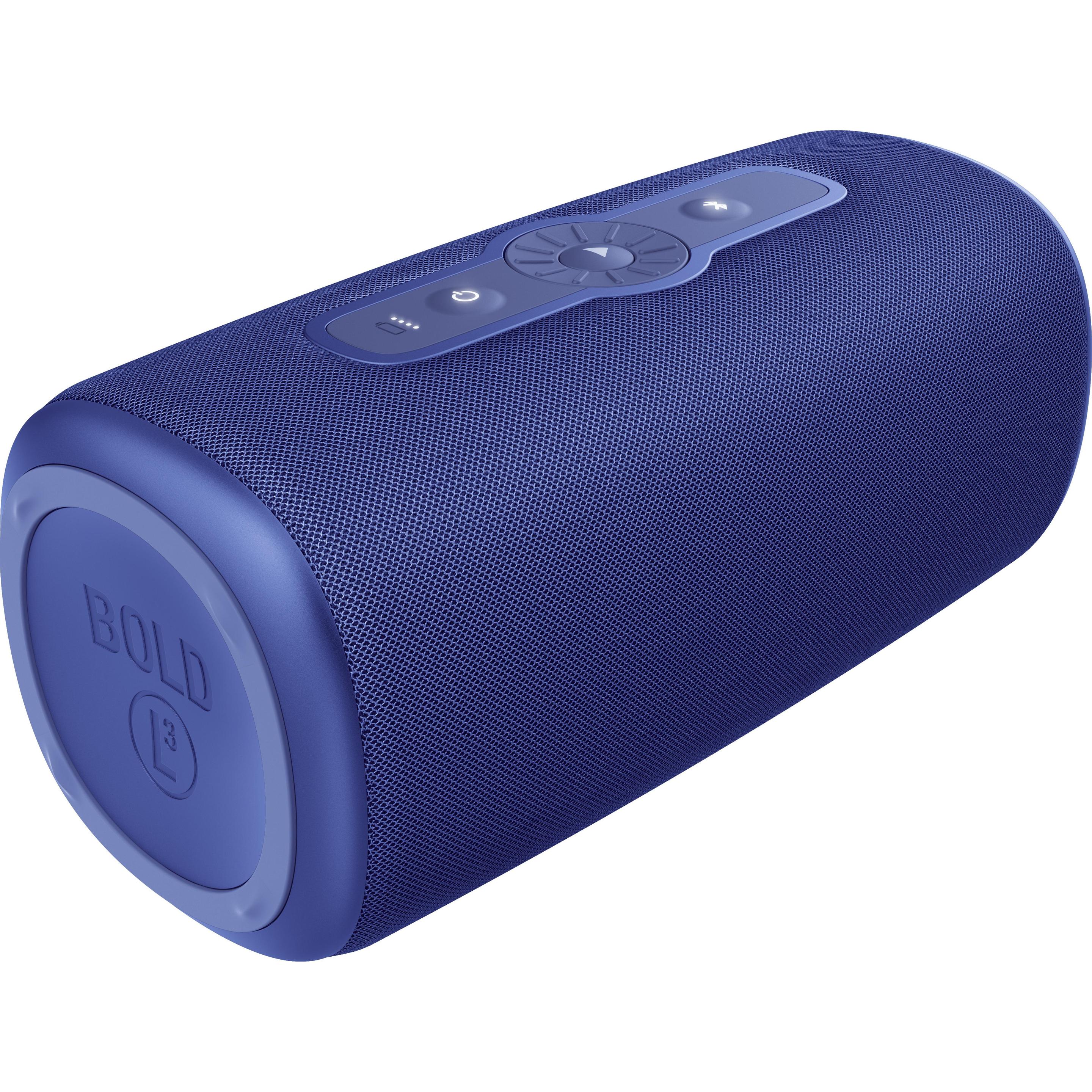Fresh'N Rebel Fresh 'n Rebel Bold L3 - Waterdichte Bluetooth speaker draadloos - 25 uur batterij - True Blue (0) (25 h, Batteria ricaricabile), Altopa