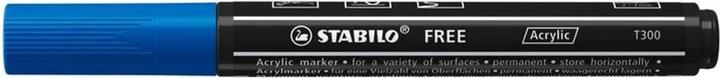 Actual product image STABILO Acrylic marker - FREE Acrylic - T300 bullet tip 2-3mm - single pen - dark blue (1x)