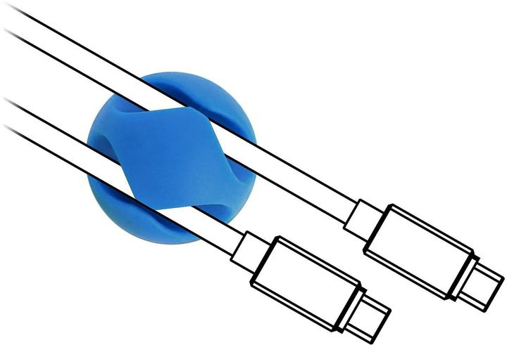 Produktbild Delock Kabelhalter Mini Set, TPR, selbstkl.