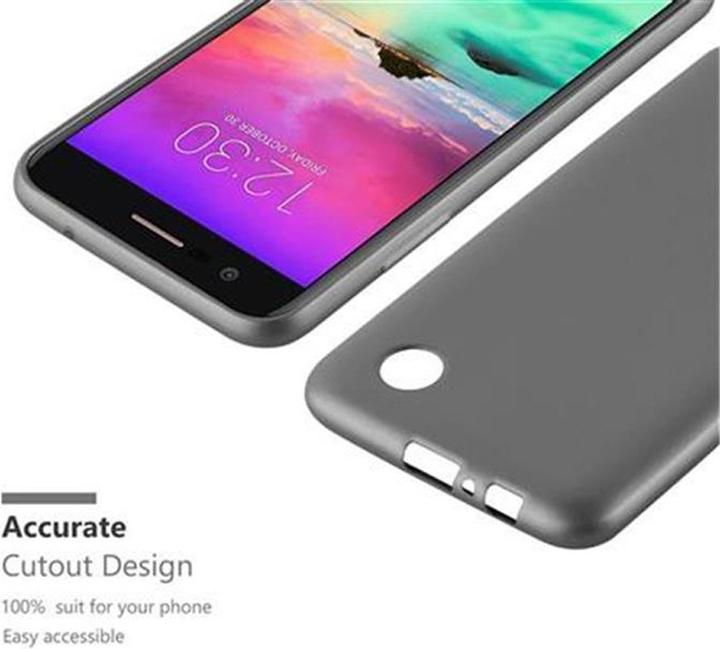 Produktbild Cadorabo TPU Matt Metallic Hülle (LG K10 (2017))