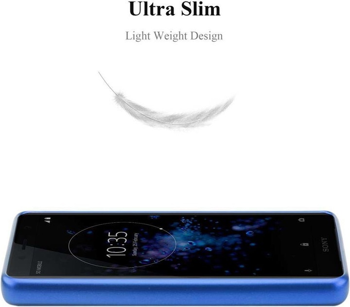 Produktbild Cadorabo TPU Matt Metallic Hülle (Sony Xperia XZ2 Compact)