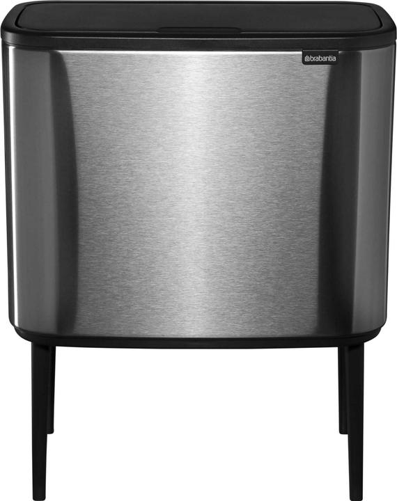 Brabantia Waste bin for separation with button, silver (31 62 27) (34 l)