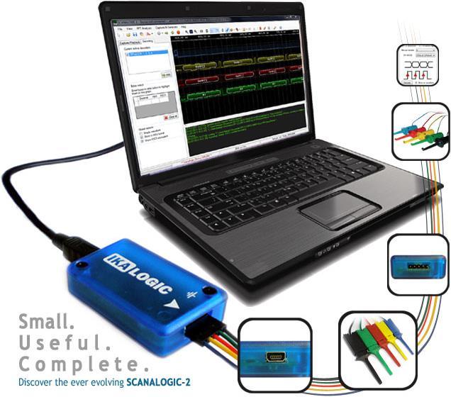 Produktbild Ikalogic Scanalogic 2 PRO Logic Analyzer mit PWM Generator