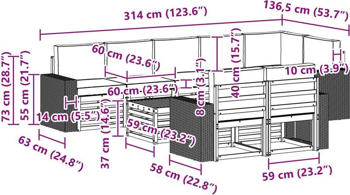 Immagine prodotto vidaXL Sofa Set