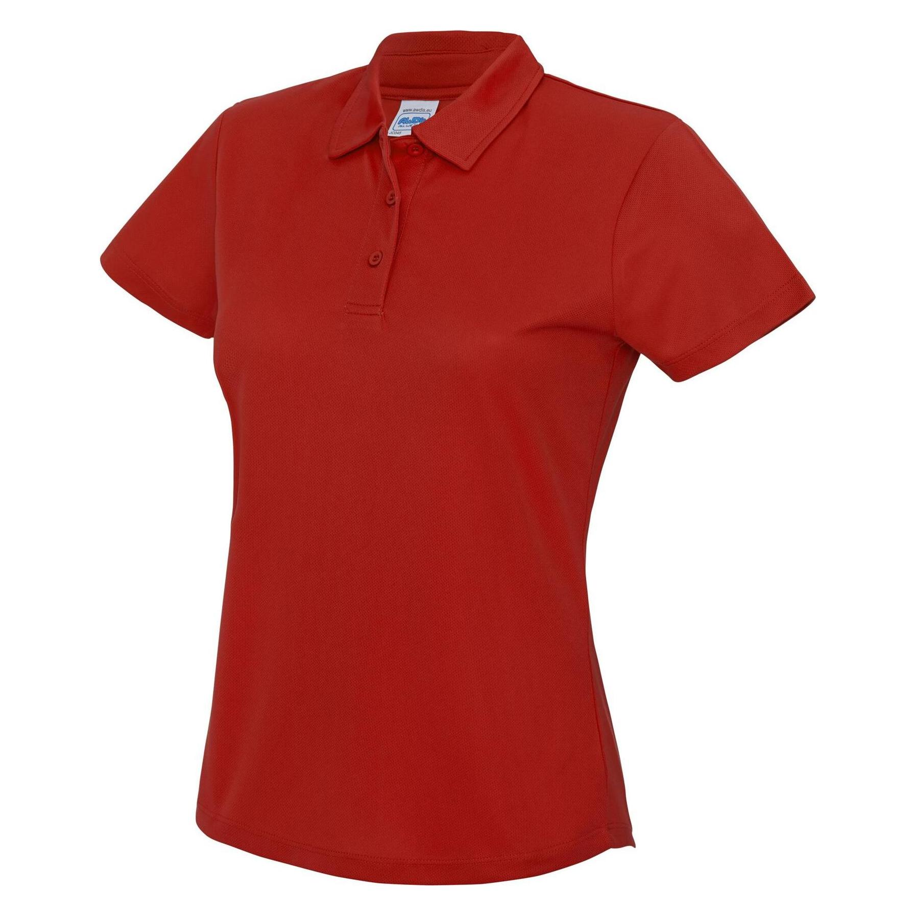 Awdis, Damen, Shirts, Women's Cool Polo, Rot, (Xl)