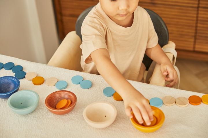 Image du produit Plantoys Gobelets de tri et de comptage Orchard