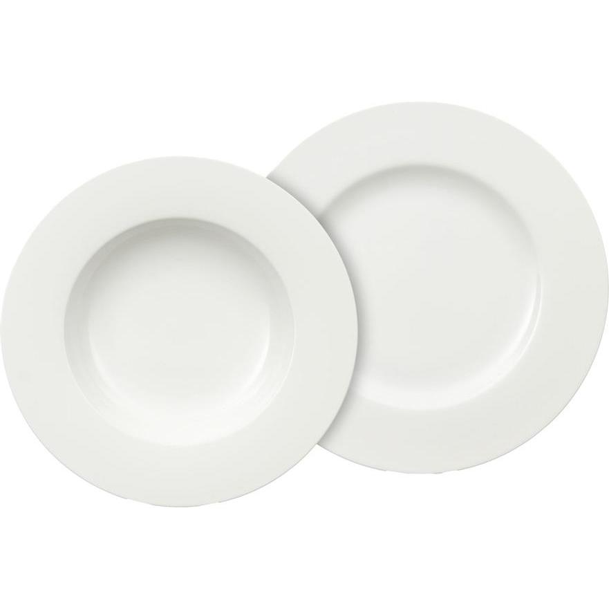 Villeroy & Boch Tafel-Set 12 tlg. Royal, Teller, Weiss
