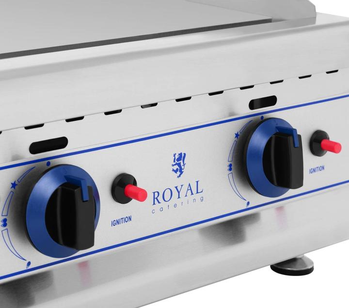 Produktbild Royal Catering Grill Gasgrill Gasbräter Griddleplatte Grillplatte Gas Griddle Bratplatte Gastro