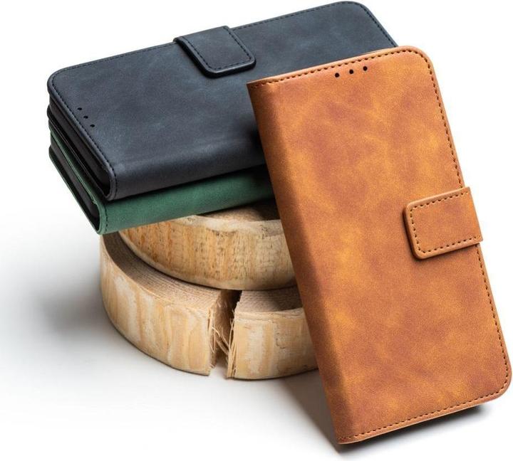 Produktbild OEM Rückwandabdeckung TENDER Book Case für SAMSUNG A34 5G braun (Samsung Galaxy A34 5G)