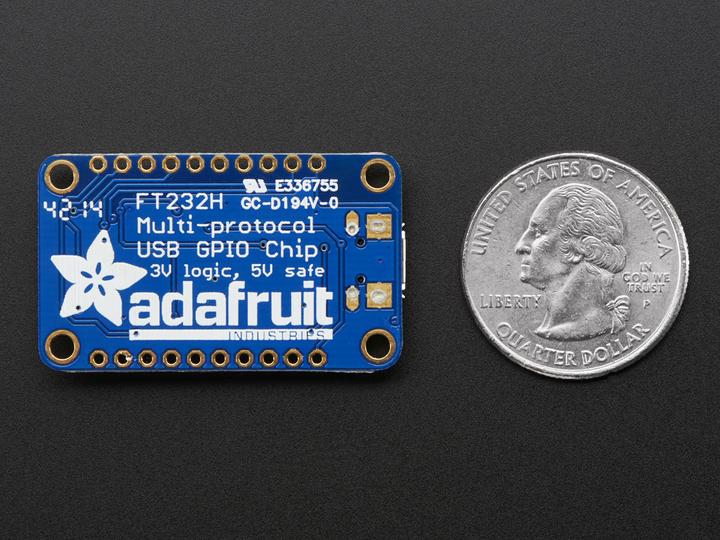 Actual product image Adafruit FT232H Breakout USB to GPIO+SPI+I2C (Various)