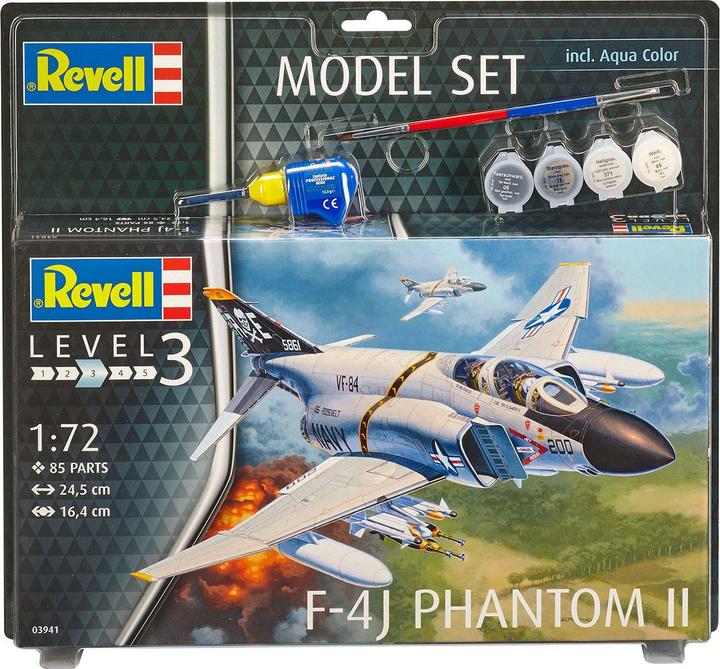 Actual product image Revell Model Set F-4J Phantom II