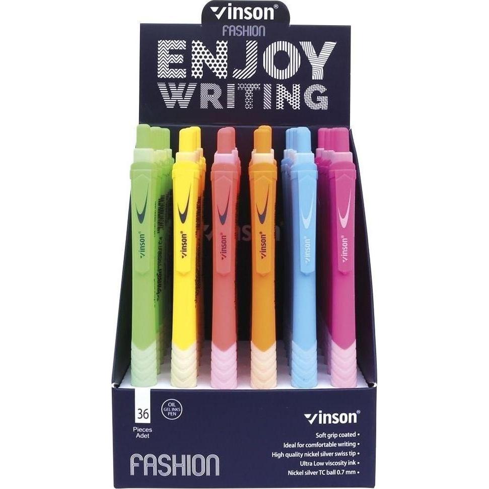 Astra, Penne, Automatischer Kugelschreiber. Fashion C4 blau (36 Stück) (Blu, 36 x)