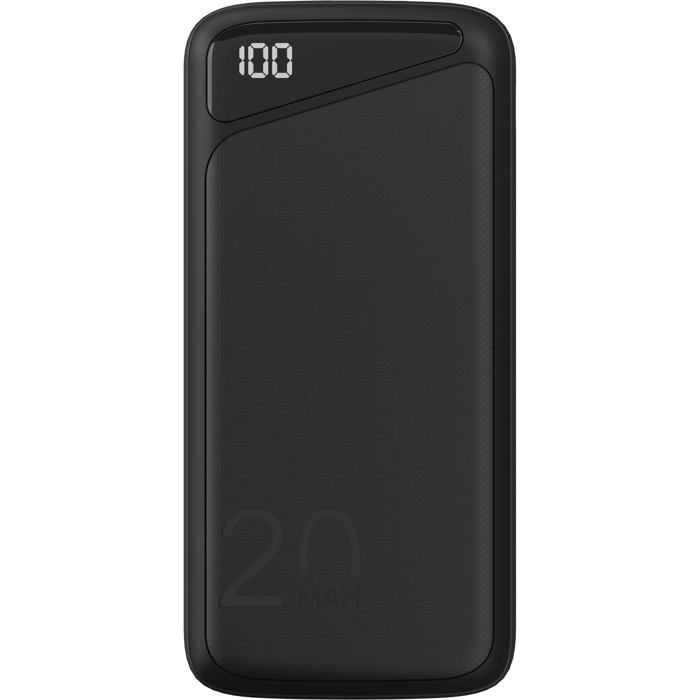 Goobay QC/PD (20000 mAh, 22.50 W, 74 Wh), Powerbank, Nero
