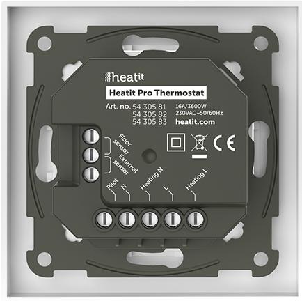 Produktbild Heatit Pro Thermostat (Weiss RAL 9003)