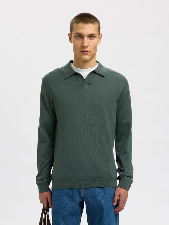 Produktbild Selected Homme 100% Merinowoll Polohemd aus Strick (XL)